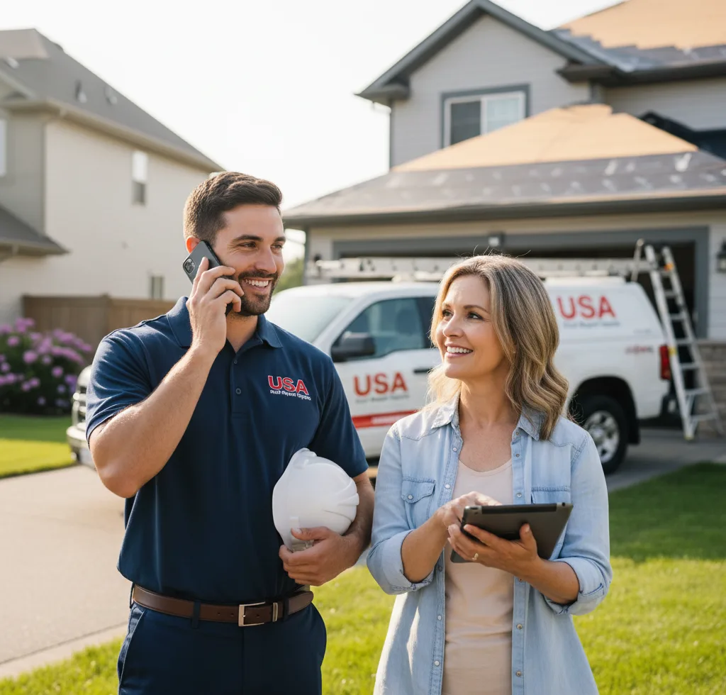 USA Roof Repair Experts customer support in Tuskahoma