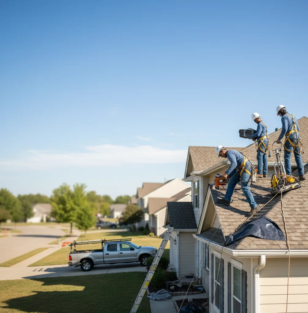 Roof Repair in Tuskahoma